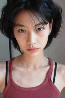 美女黑色真丝图